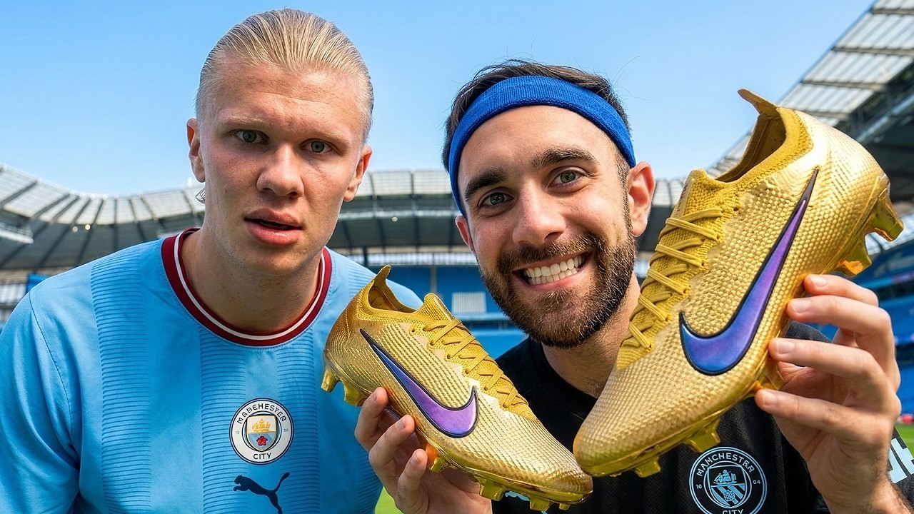 I Surprised Haaland With Custom Shoes